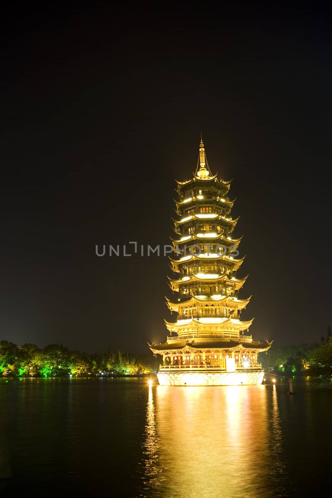Sun Pagoda, Guilin, China by shariffc