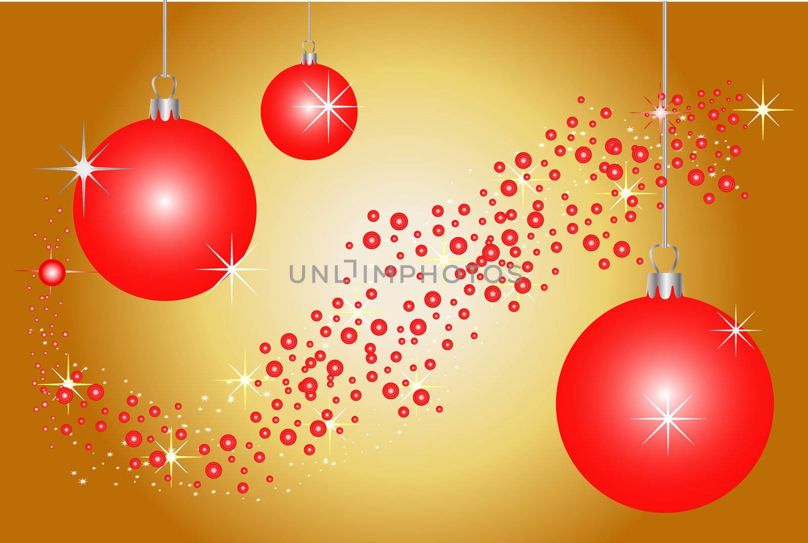 golden christmas background by peromarketing