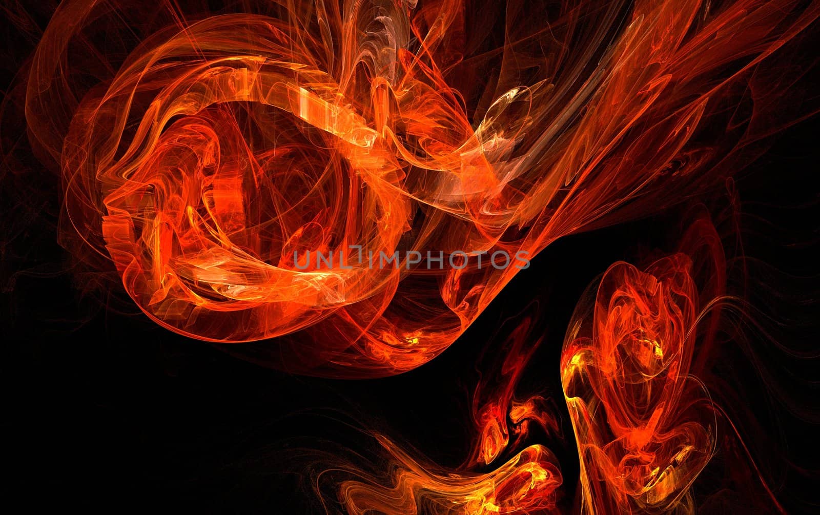 illustration of a abstract flame background 2