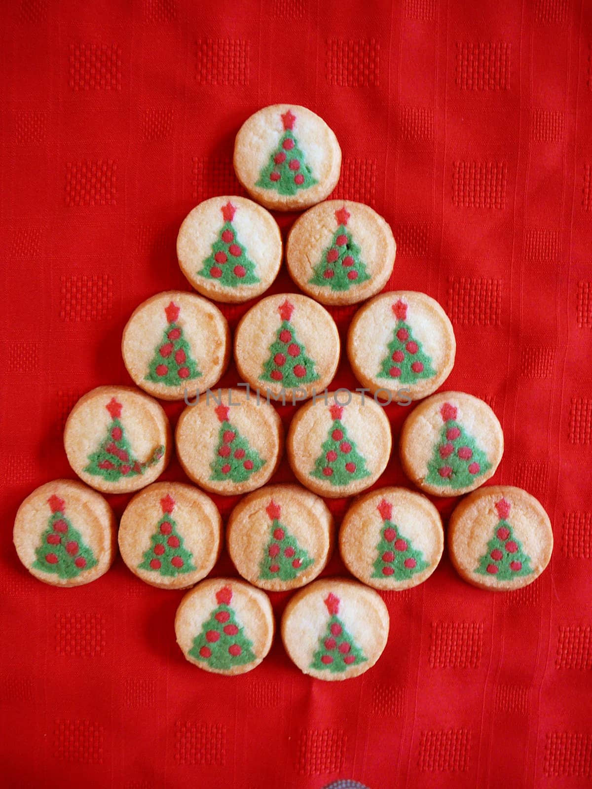 Christmas cookie tree