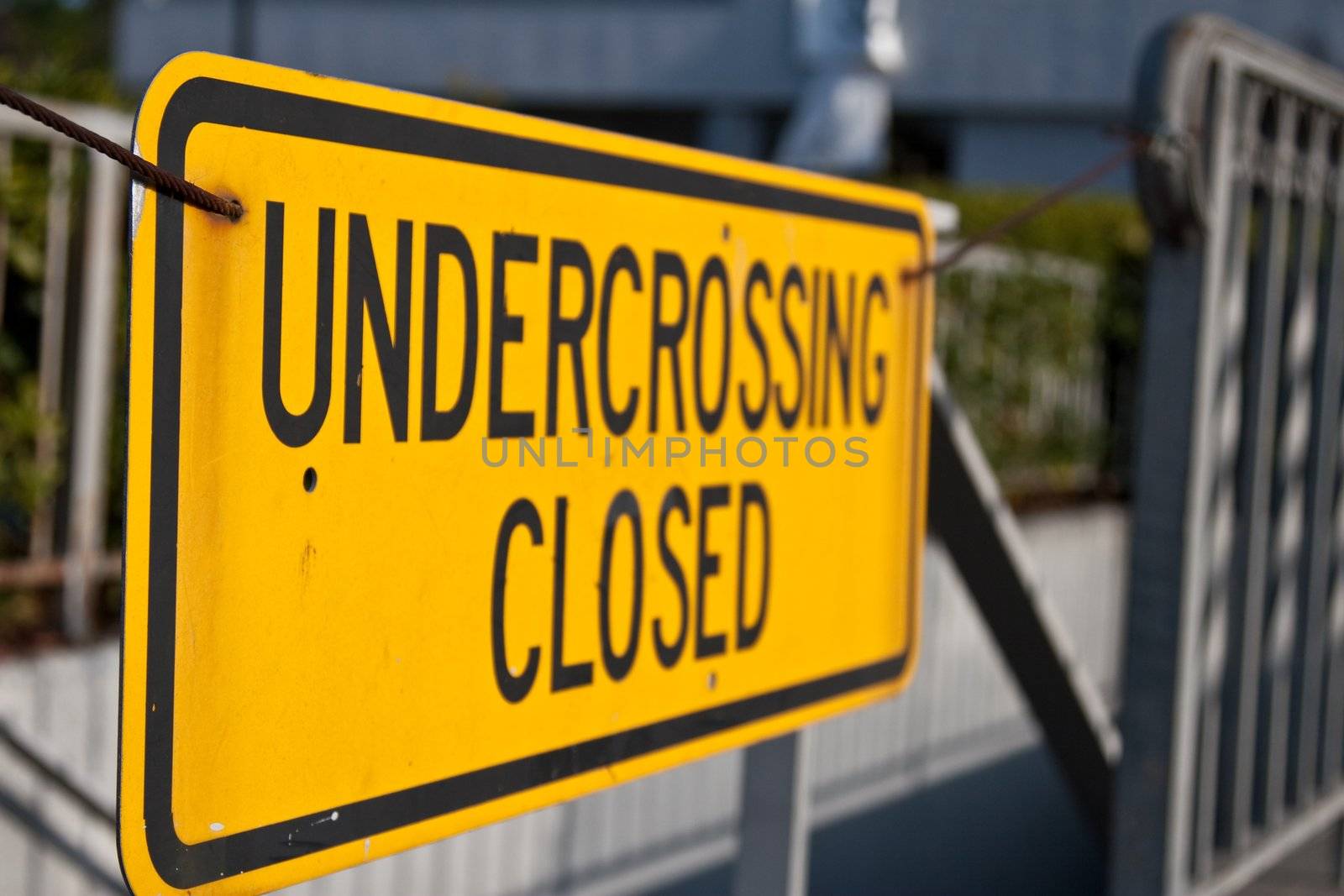 undercrossing closed sign by timscottrom