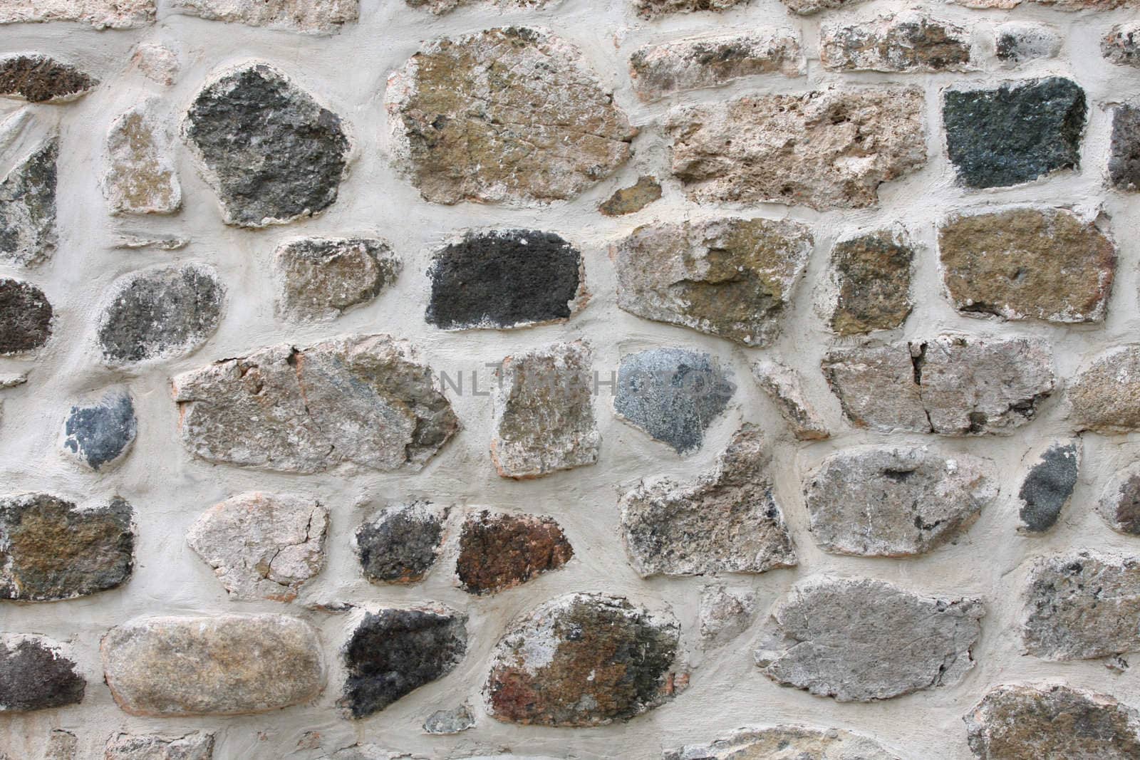 Details stone wall texture in close up