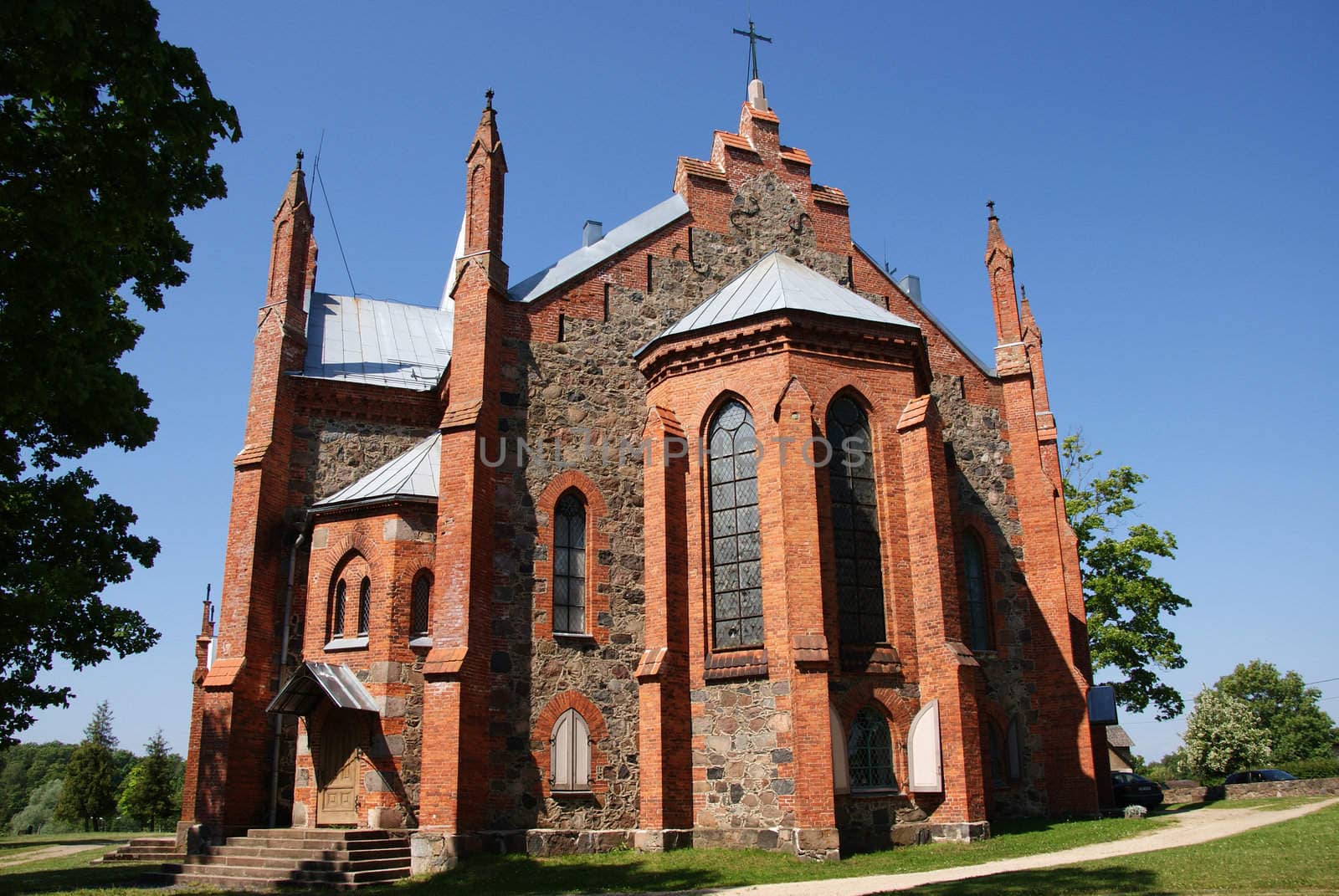 Estonia. Viljandi. Beautiful operating church