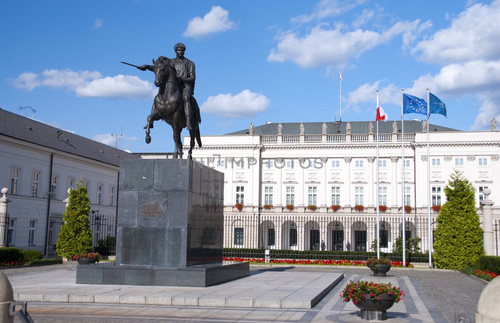 The ministry of defense in warsaw, Poland