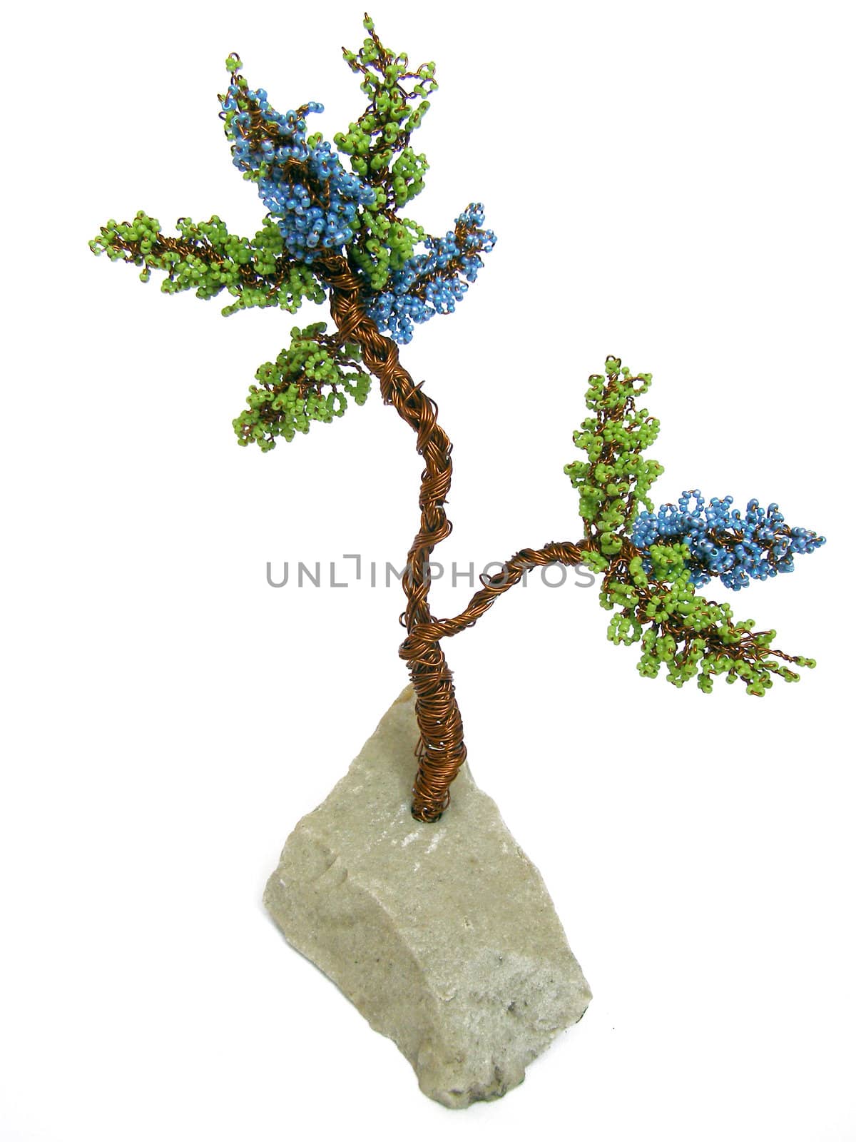 Tree from the wire and the beads  by Clarushka