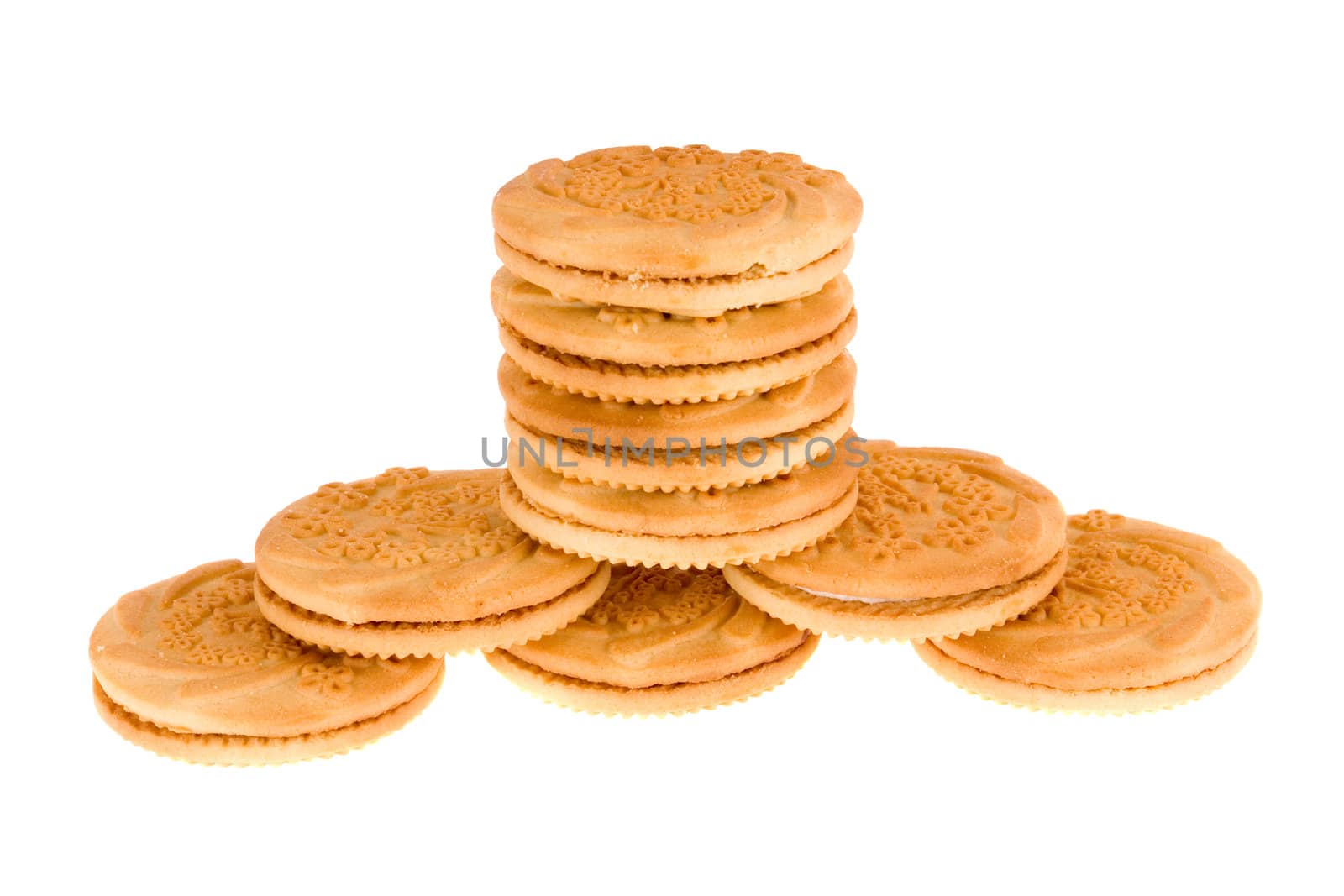 cookies isolated on white background