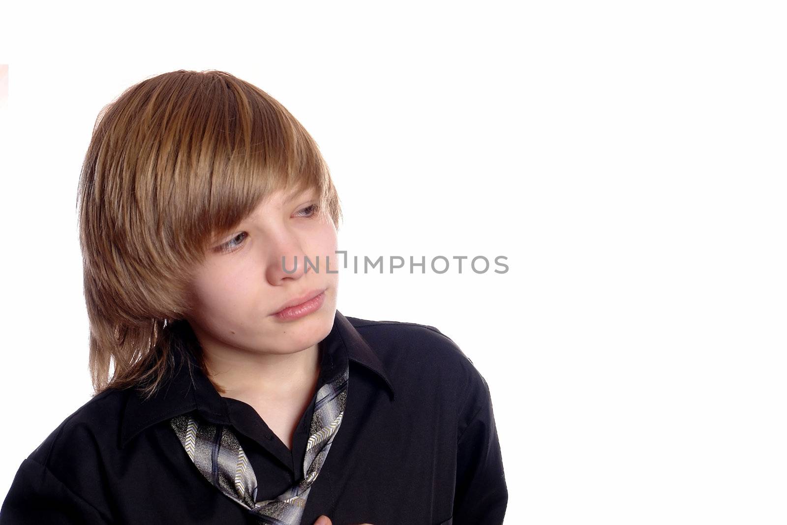 photography of the teenager isolated on white background                            