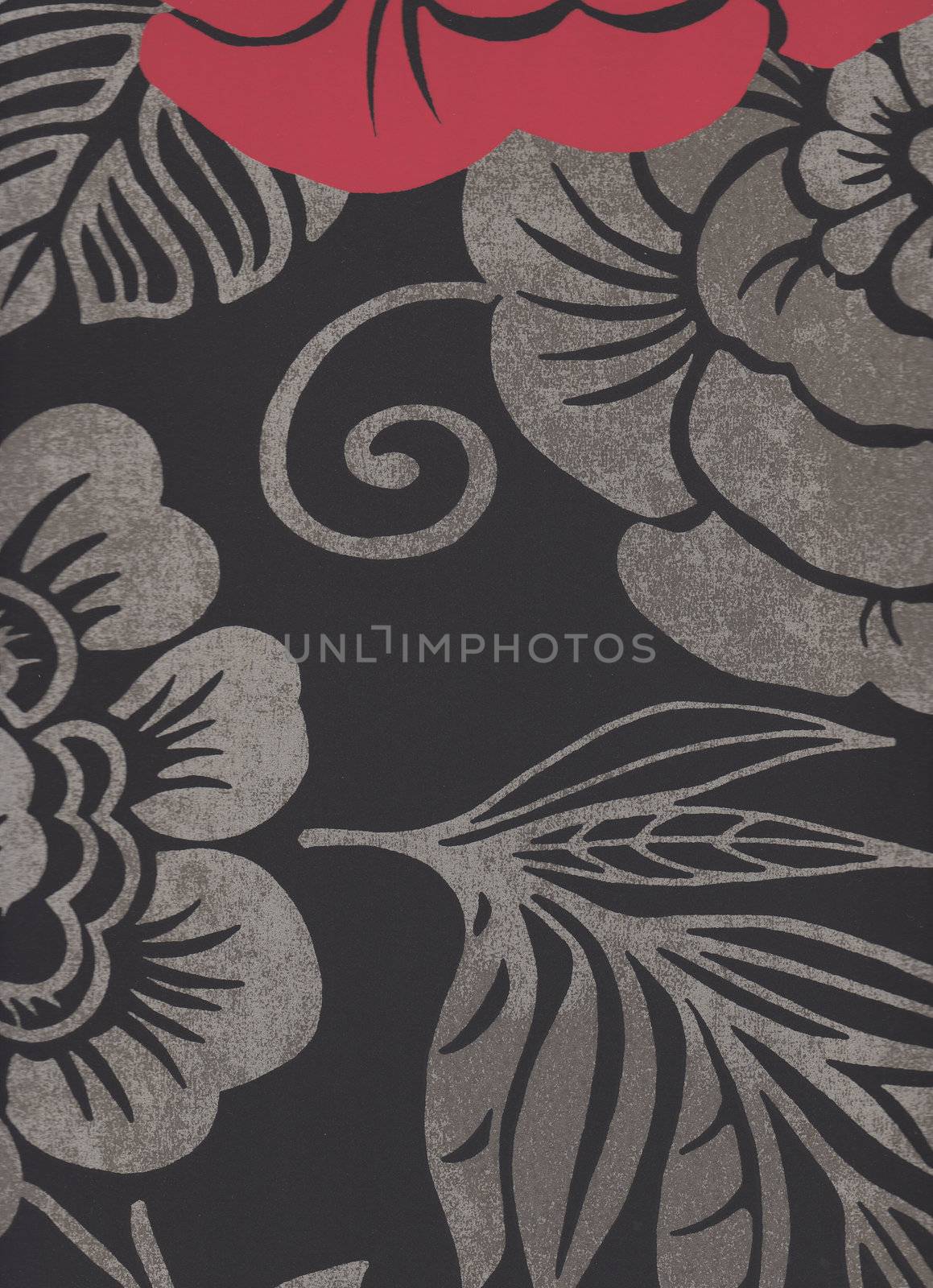 Vintage grunge flower background