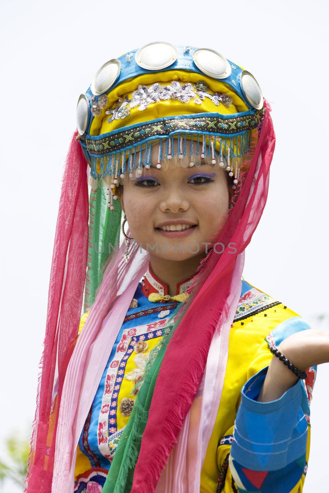 Chinese Girl in Traditional Ethnic Dress by shariffc
