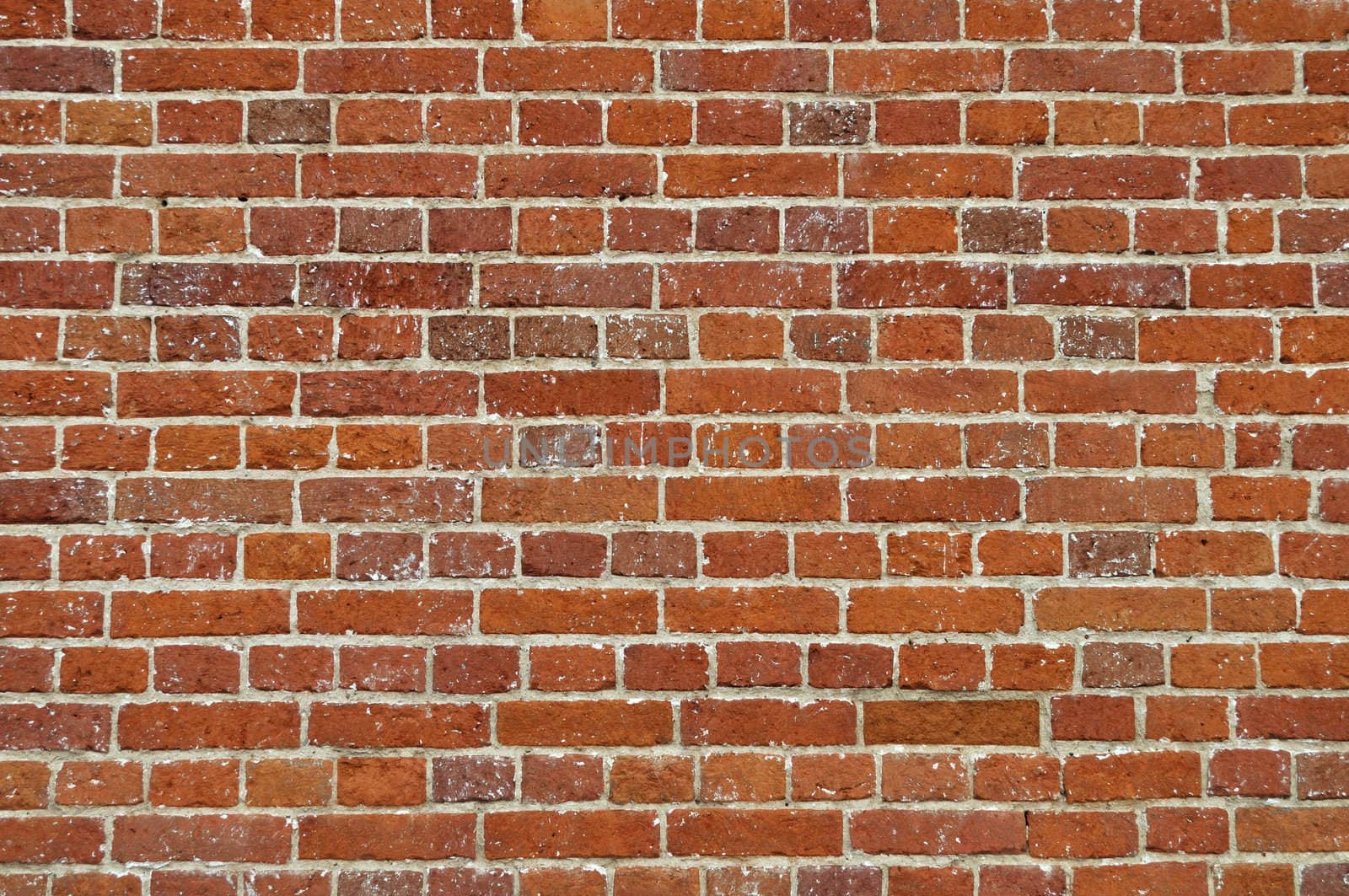 Fragment of rustic red brick wall surface