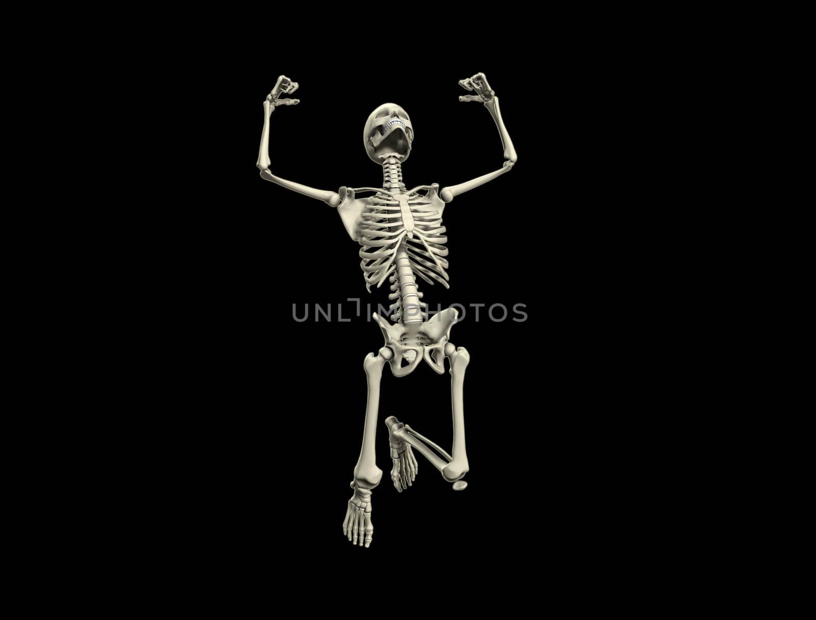 Skeleton Jumping by harveysart