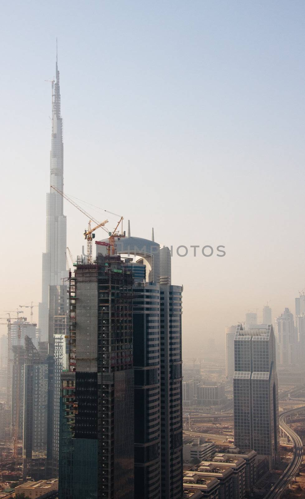 Cityscape of Dubai by steheap