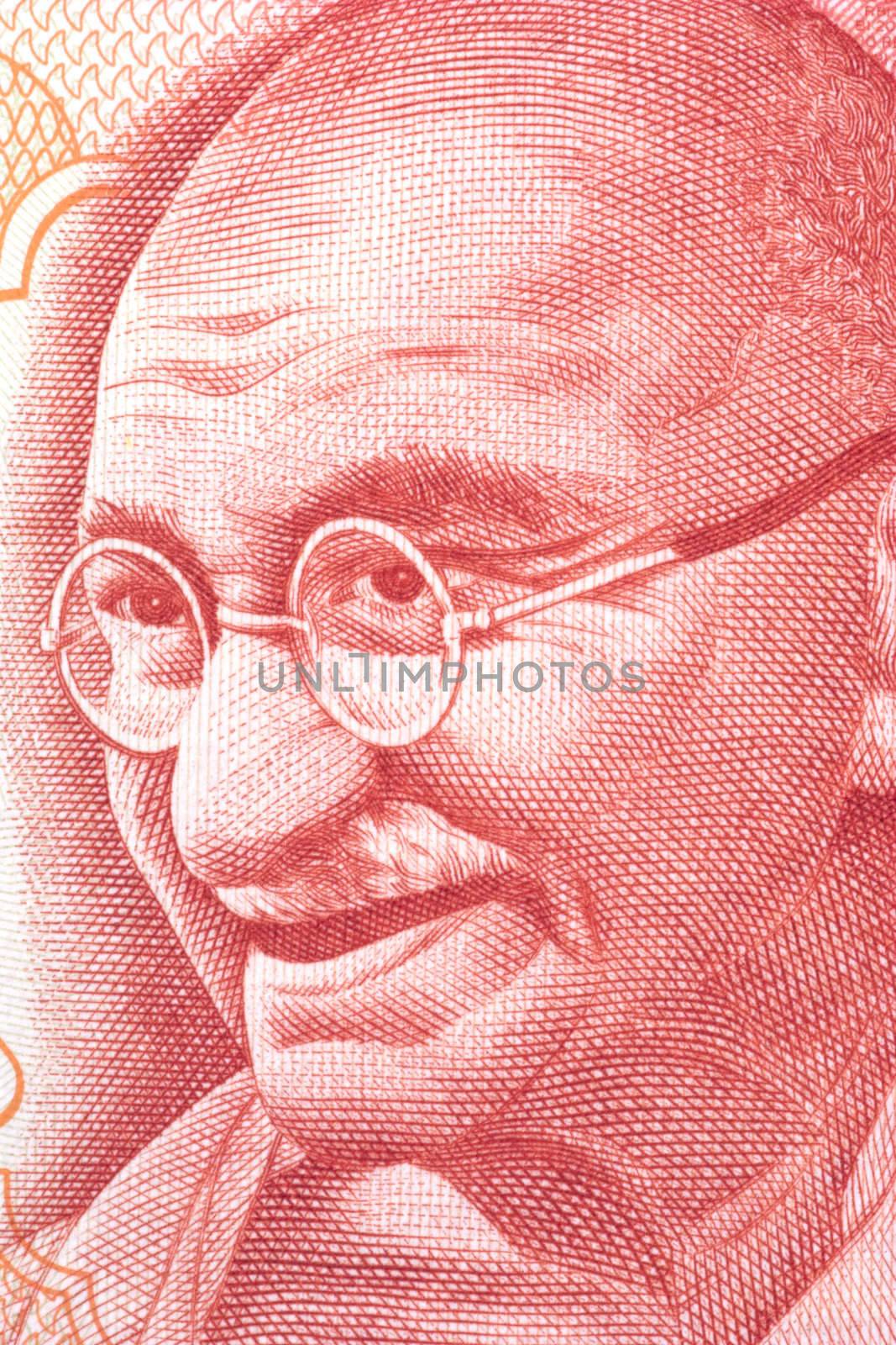 Mahatma Gandhi on Currency Note by shariffc