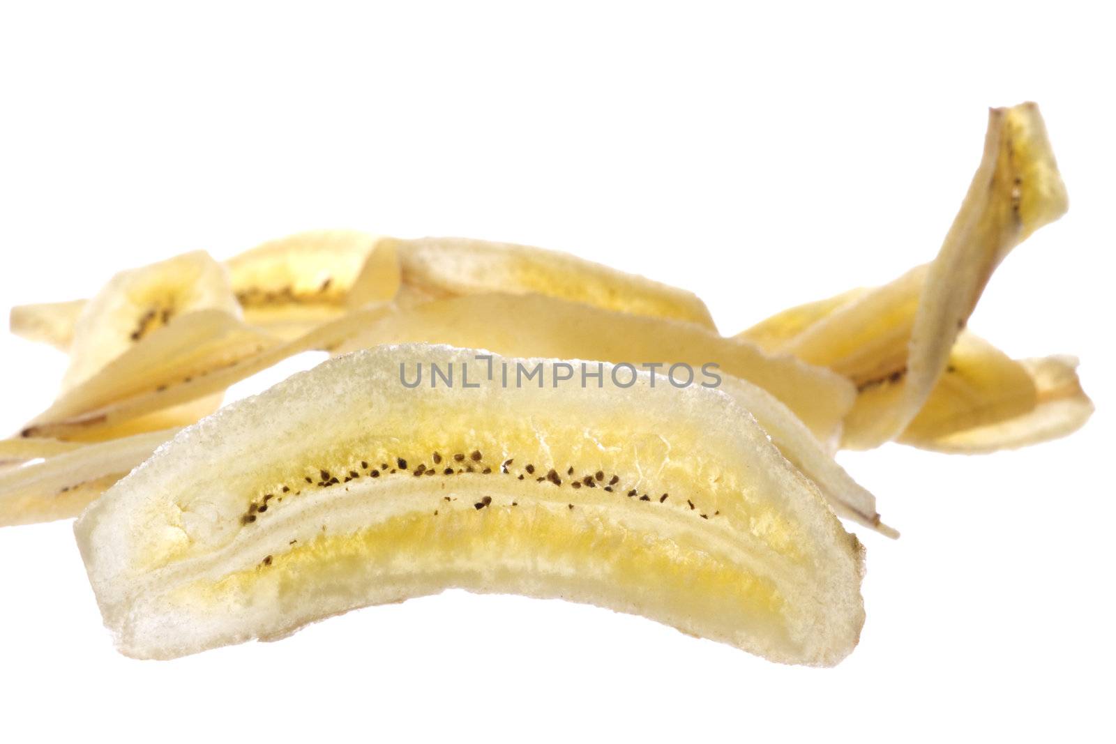Fried Bananas Isolated by shariffc