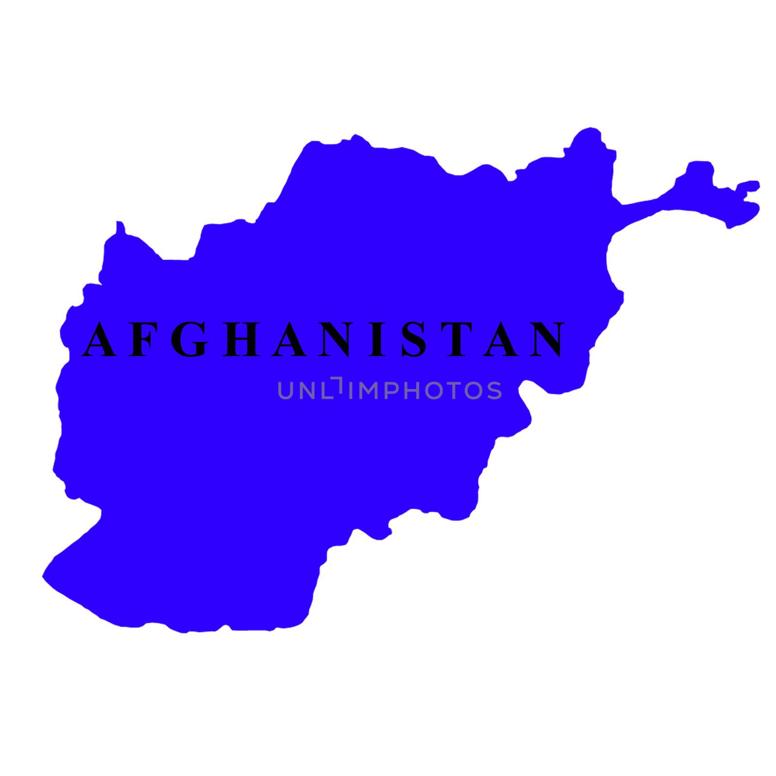 Afghanistan map textures and backgrounds. illustration.