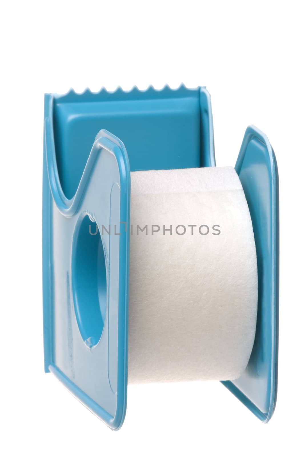 Isolated macro image of a surgical tape.