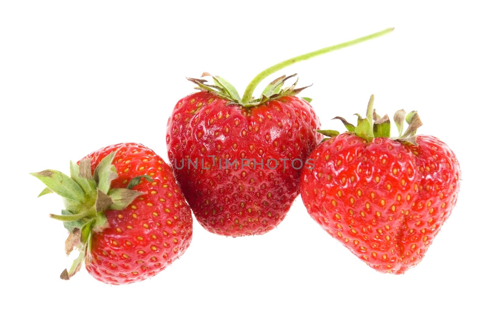 strawberry isolated on white background