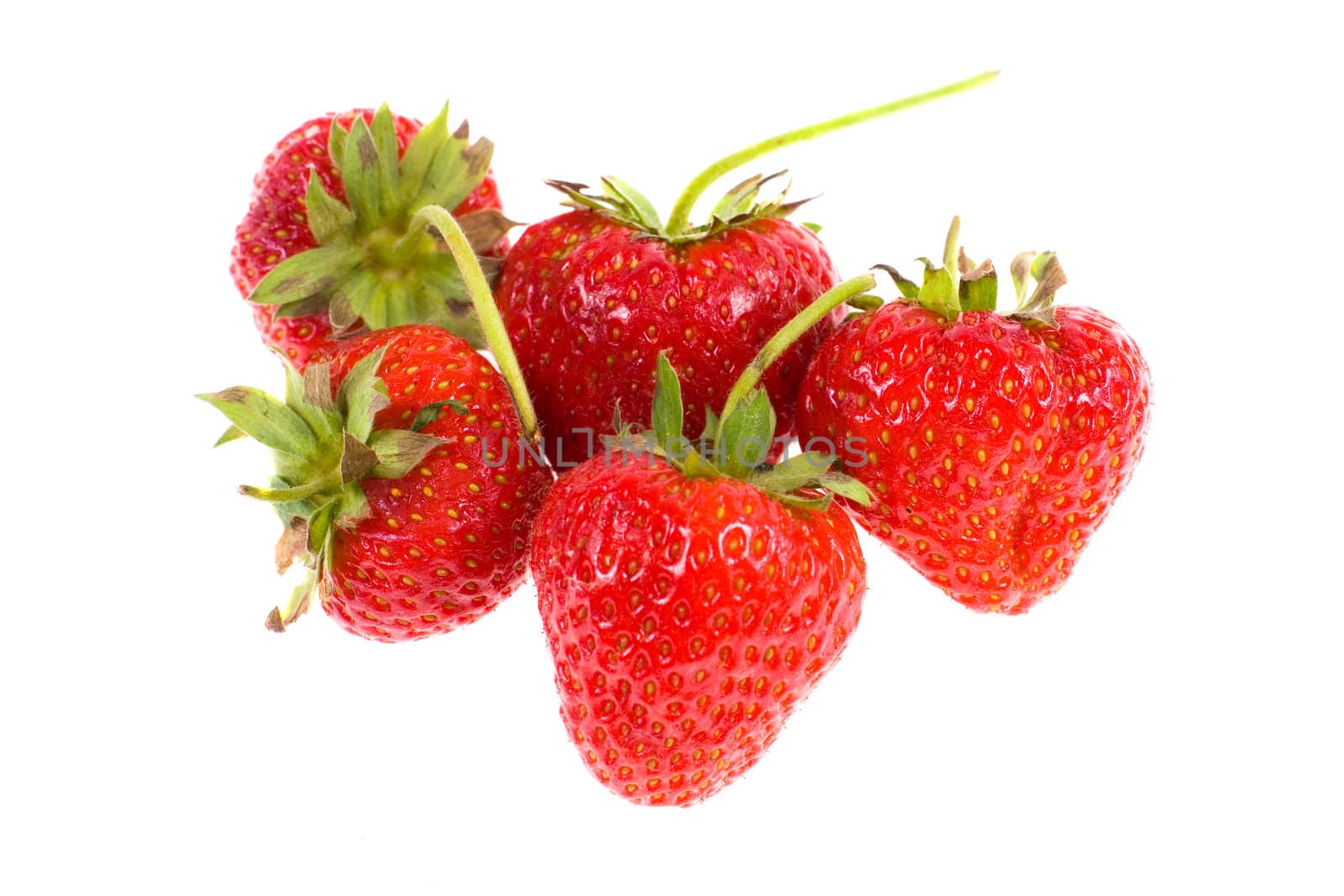 strawberry isolated on white background