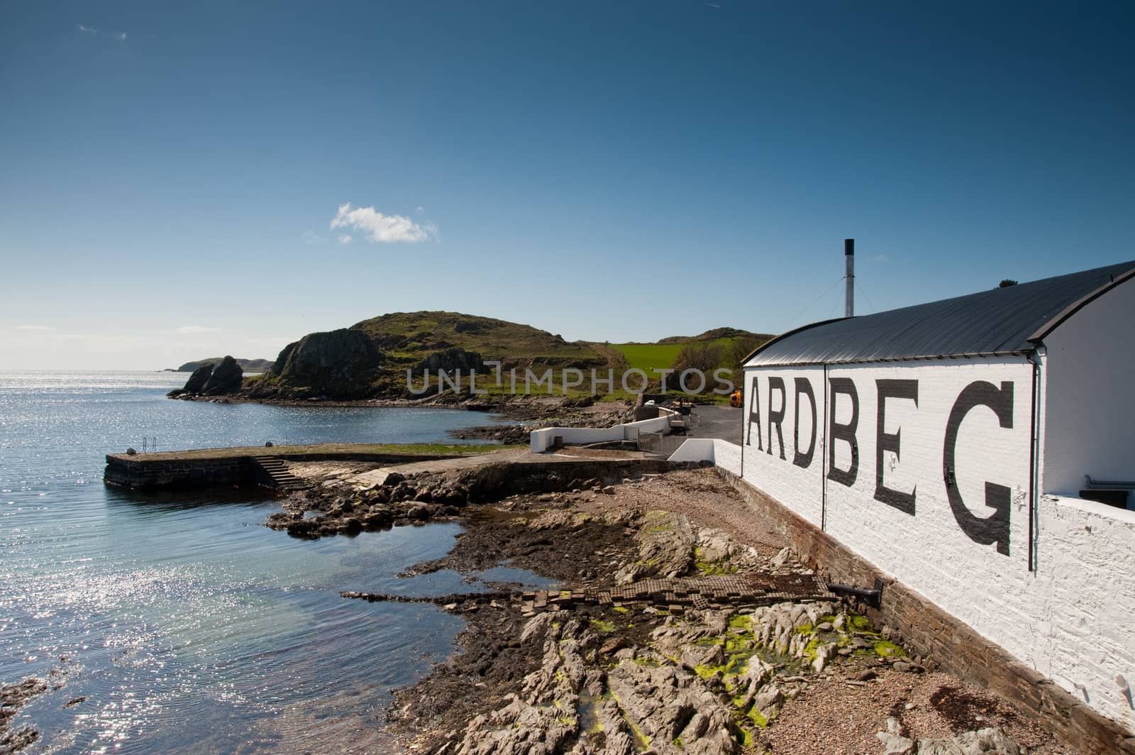 Ardbeg distillery on Islay