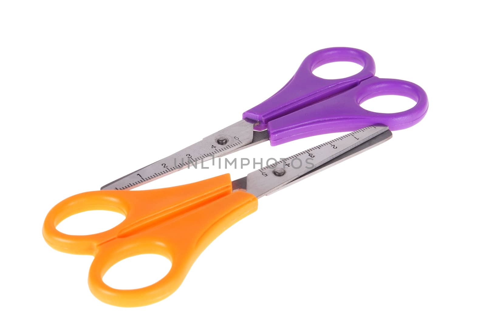  scissors isolated on white background                               