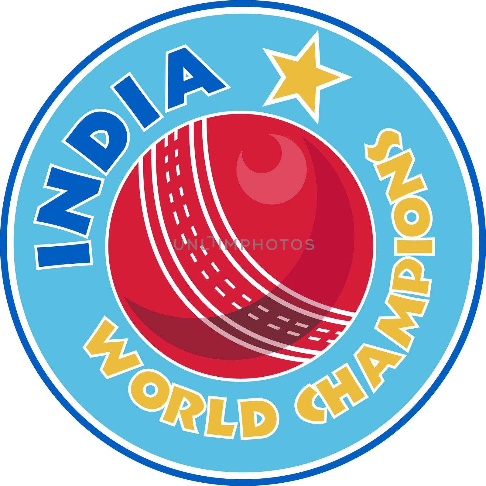 cricket ball India world champions by patrimonio