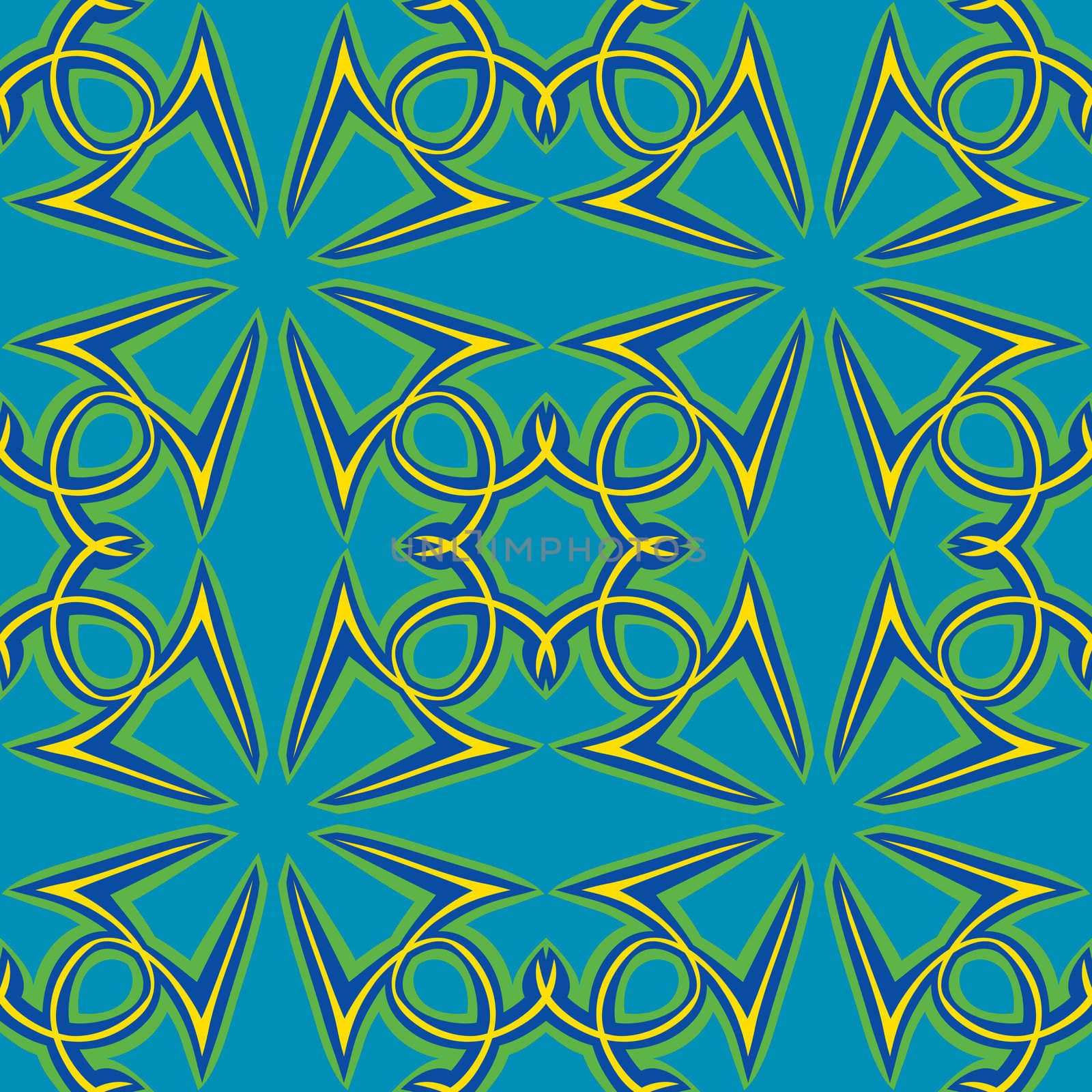 Seamless Arabic Pattern by TheBlackRhino