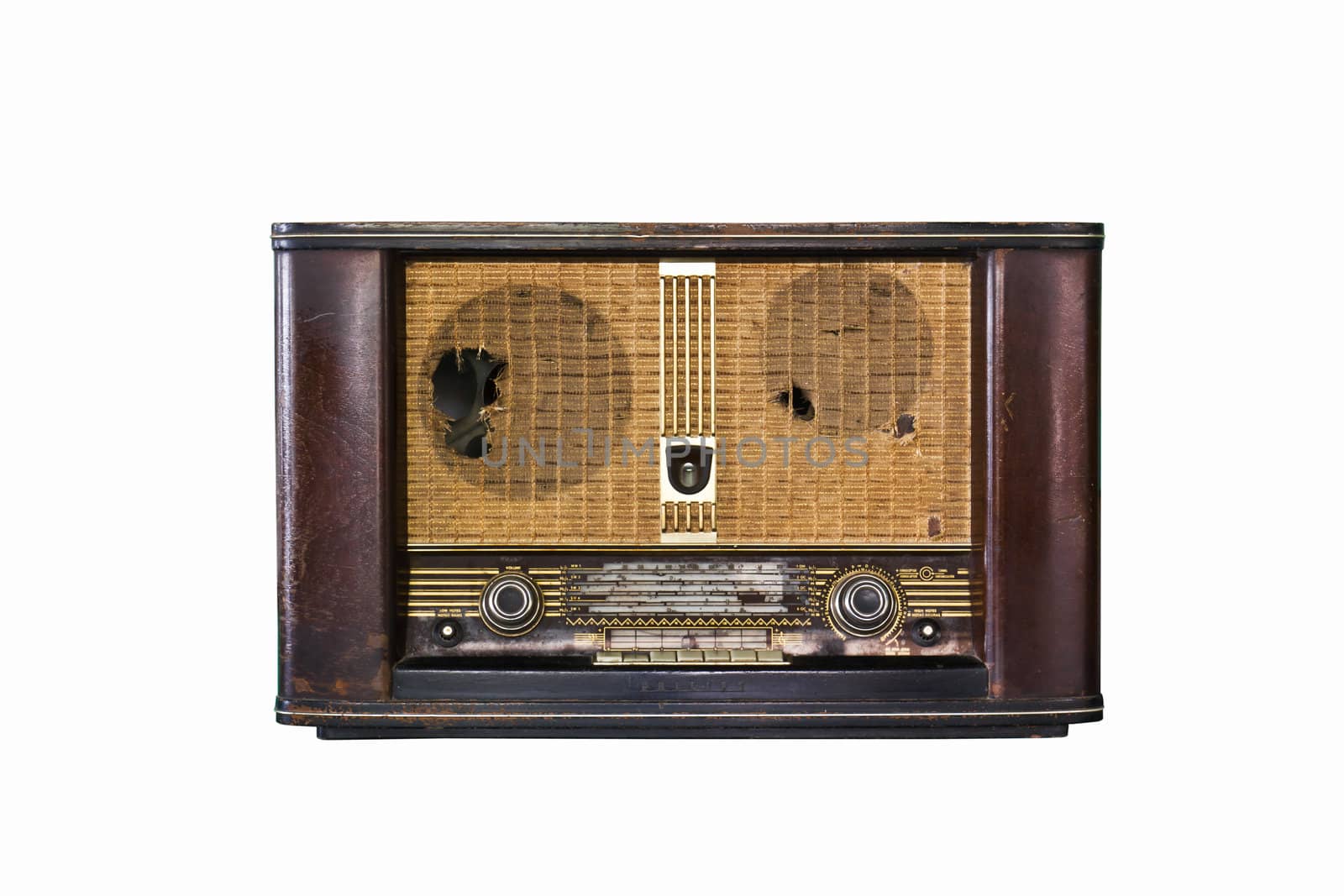 Old radio isolated  by stoonn