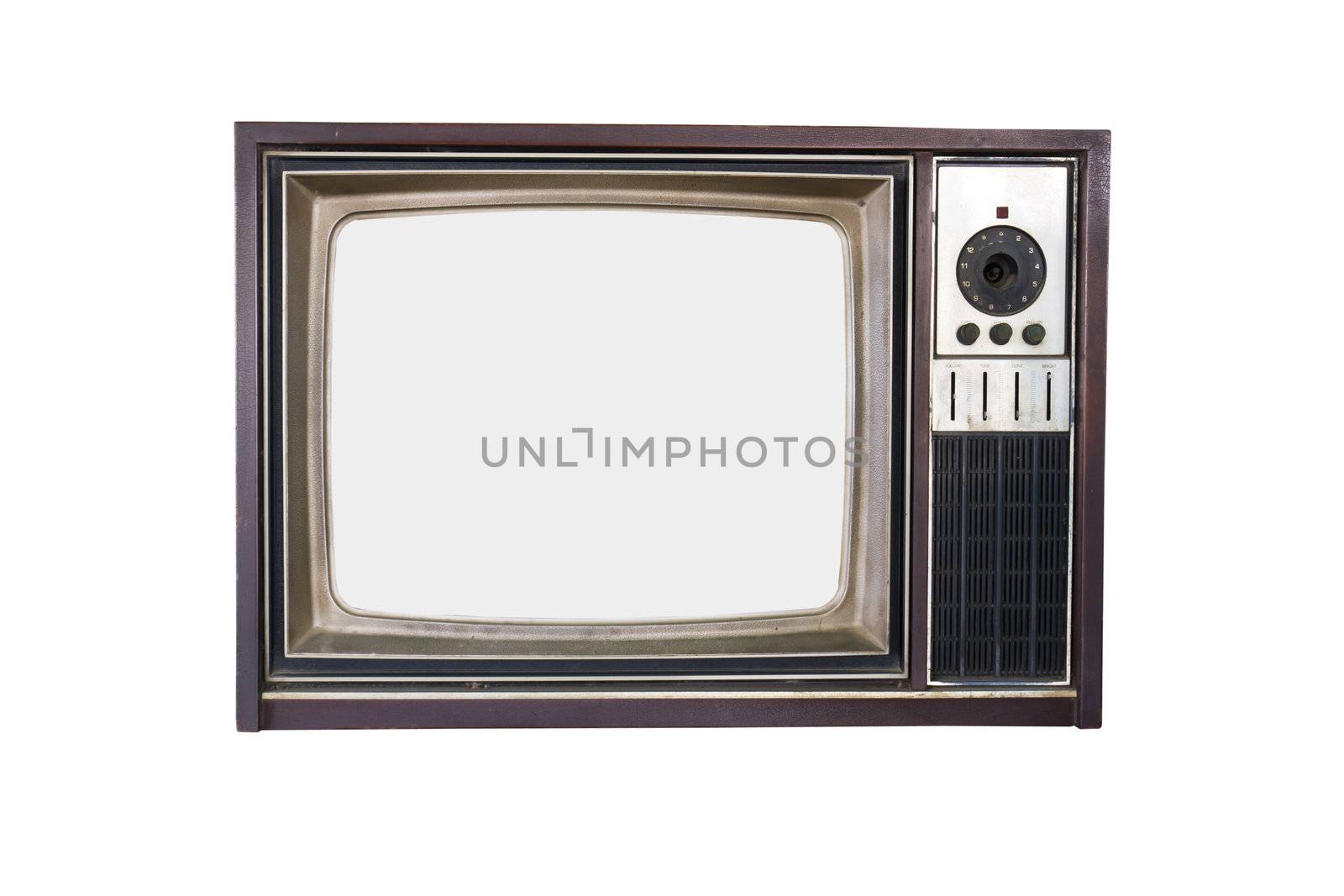 Retro Vintage television by stoonn