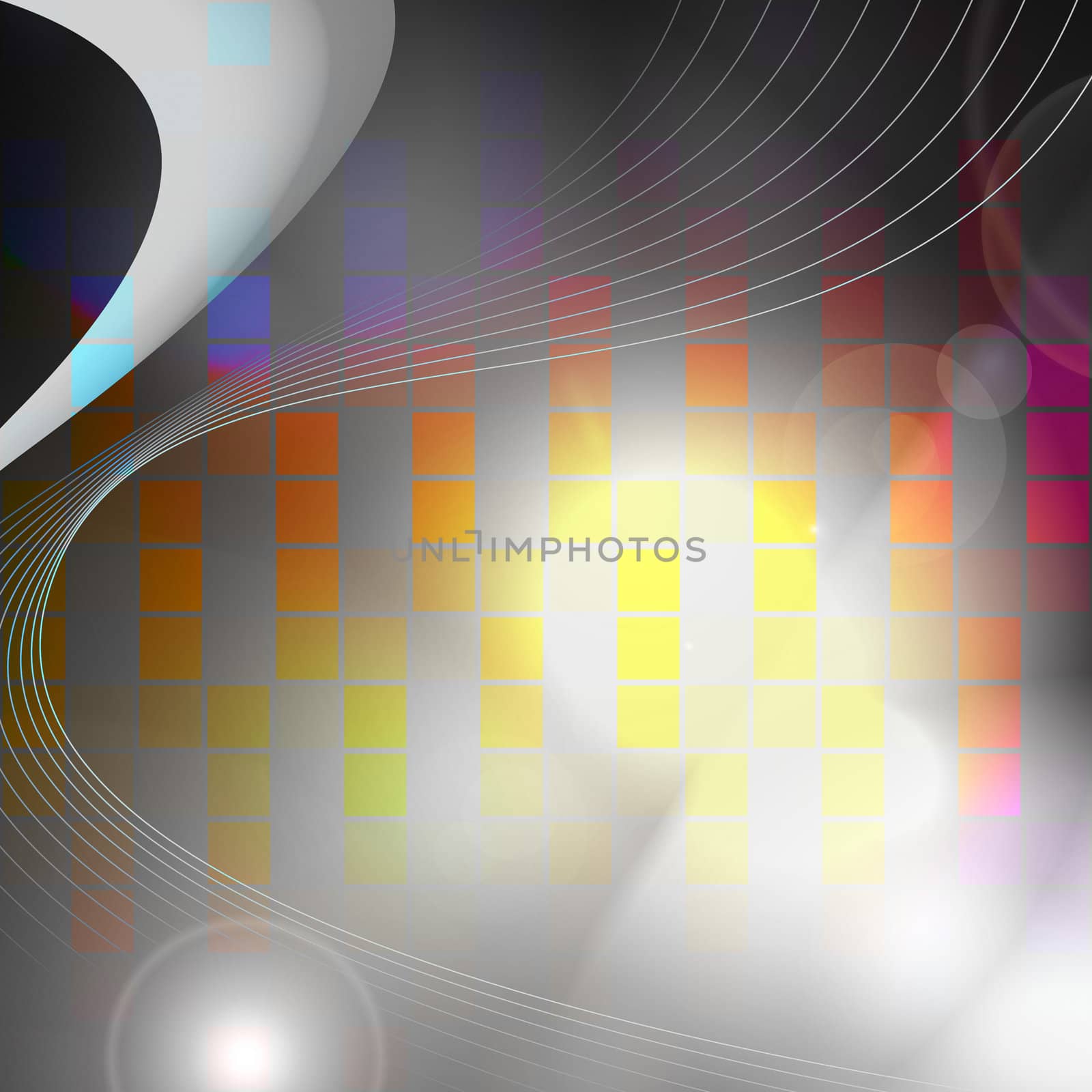 An abstract audio waveform background that easily adds style to any design.