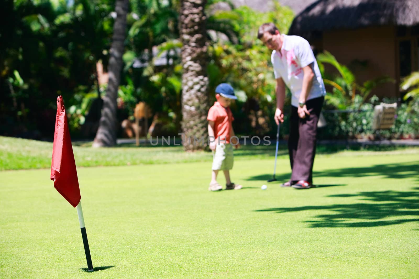 Family golf by shalamov