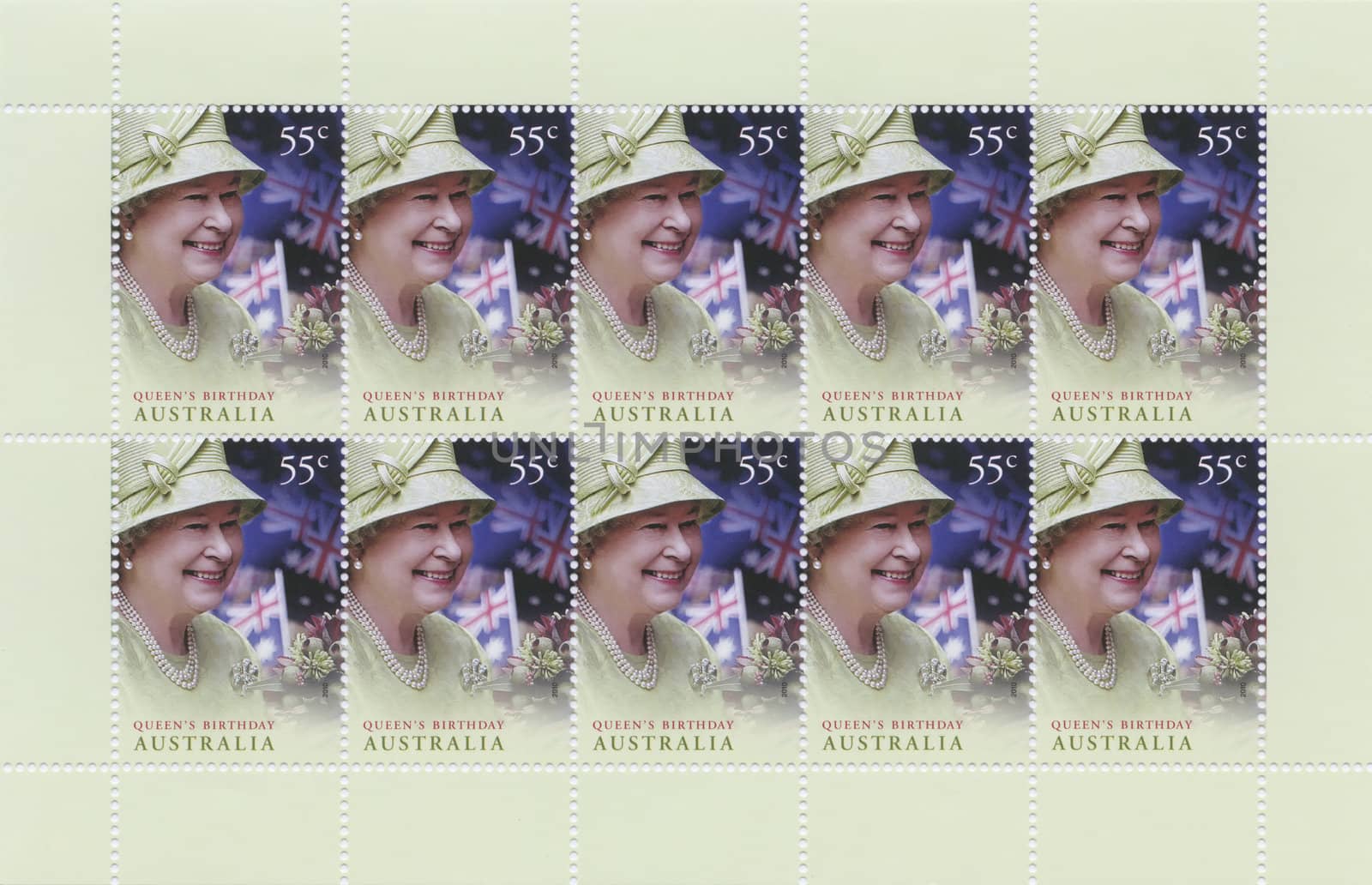 Queen Elizabeth Birthday, Australian Stamp