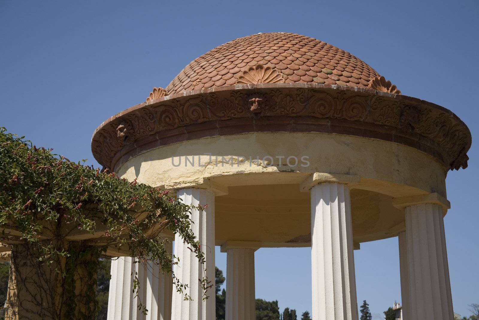 Shrine on the Marimurtra botanical garden (Blanes, Spain)