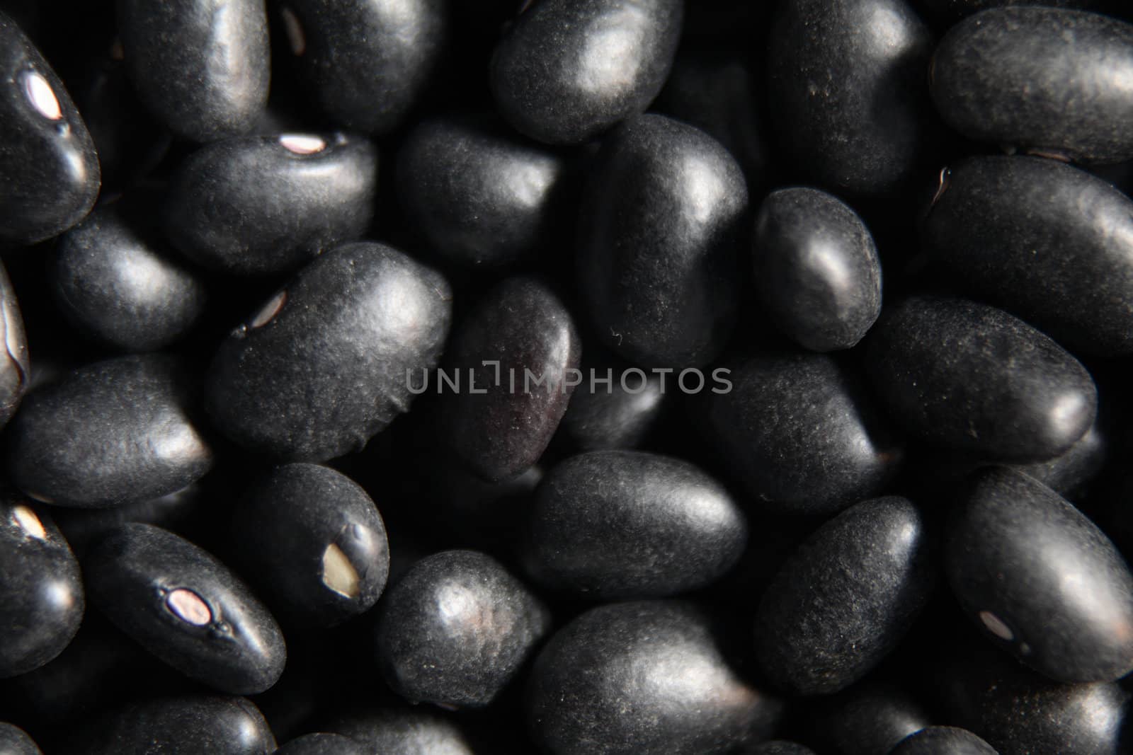 A background photo of black beans texture