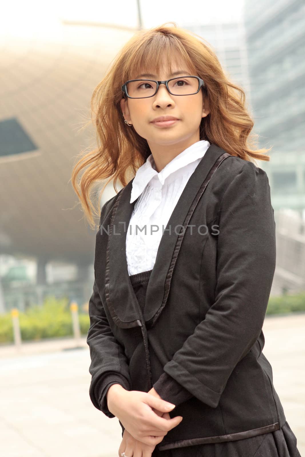 beautiful young business woman  by cozyta