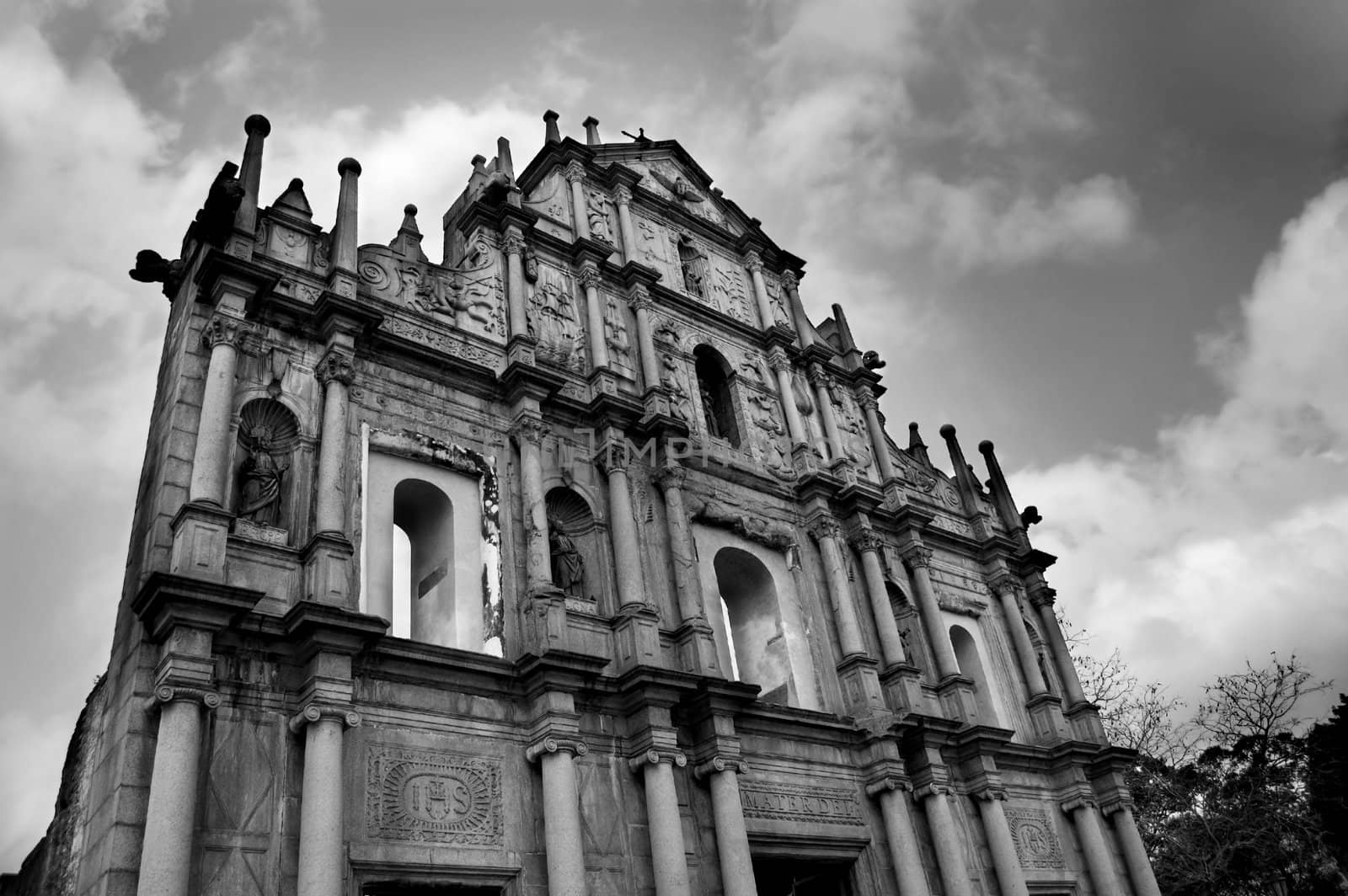 Ruins of St. Paul's in Macau (Sao Paulo Church) 
