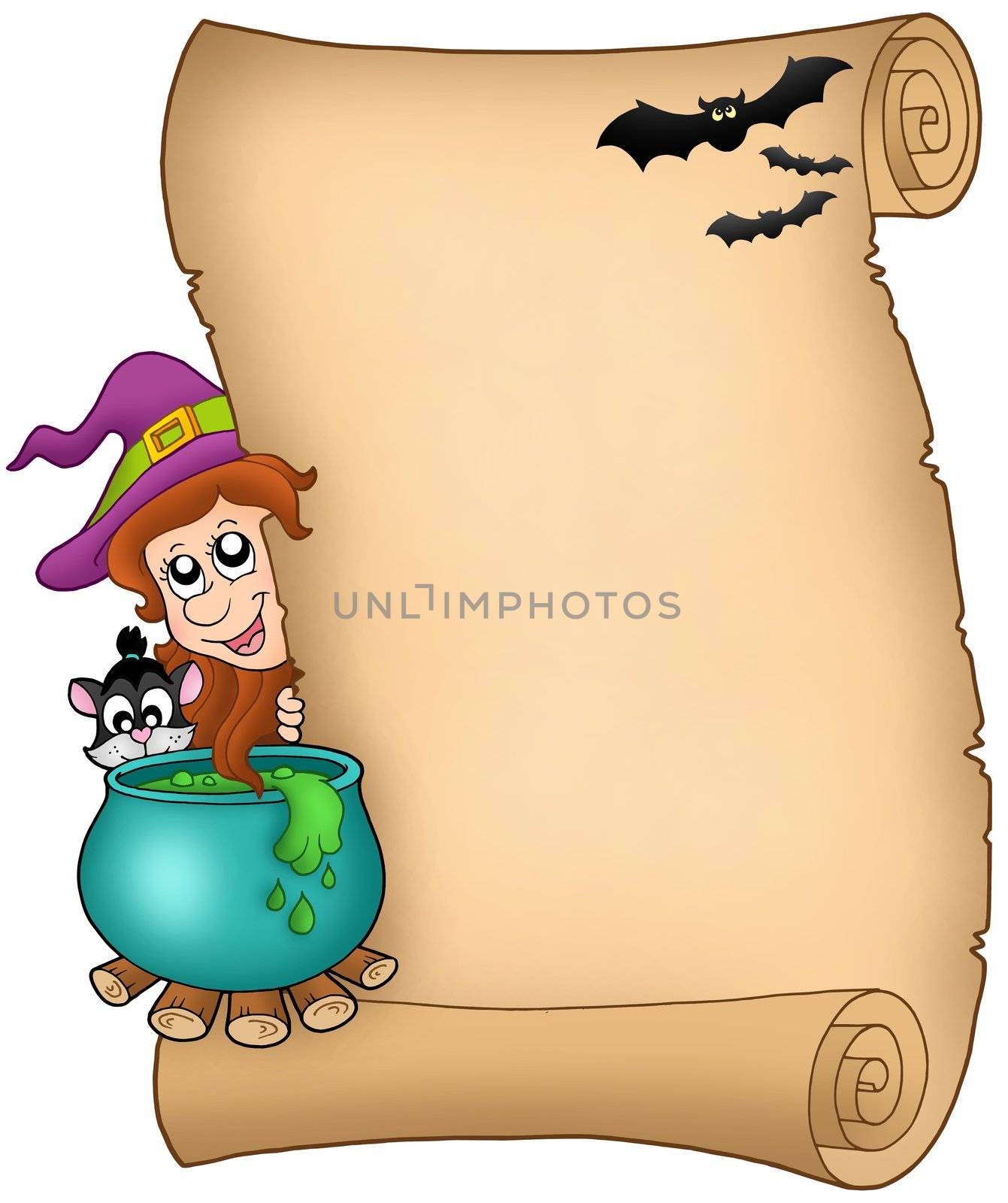 Halloween parchment 3 by clairev