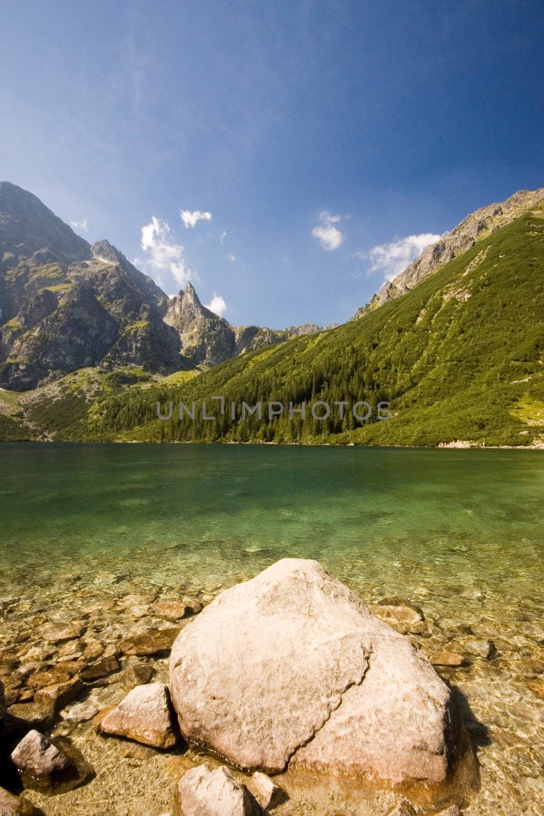 Mountain lake by twieja