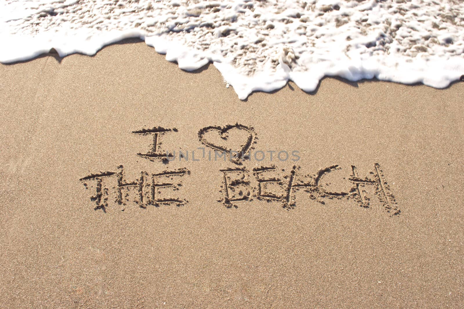 I love the beach written in the sand at Haumoana Beach, Hawke's Bay, New Zealand