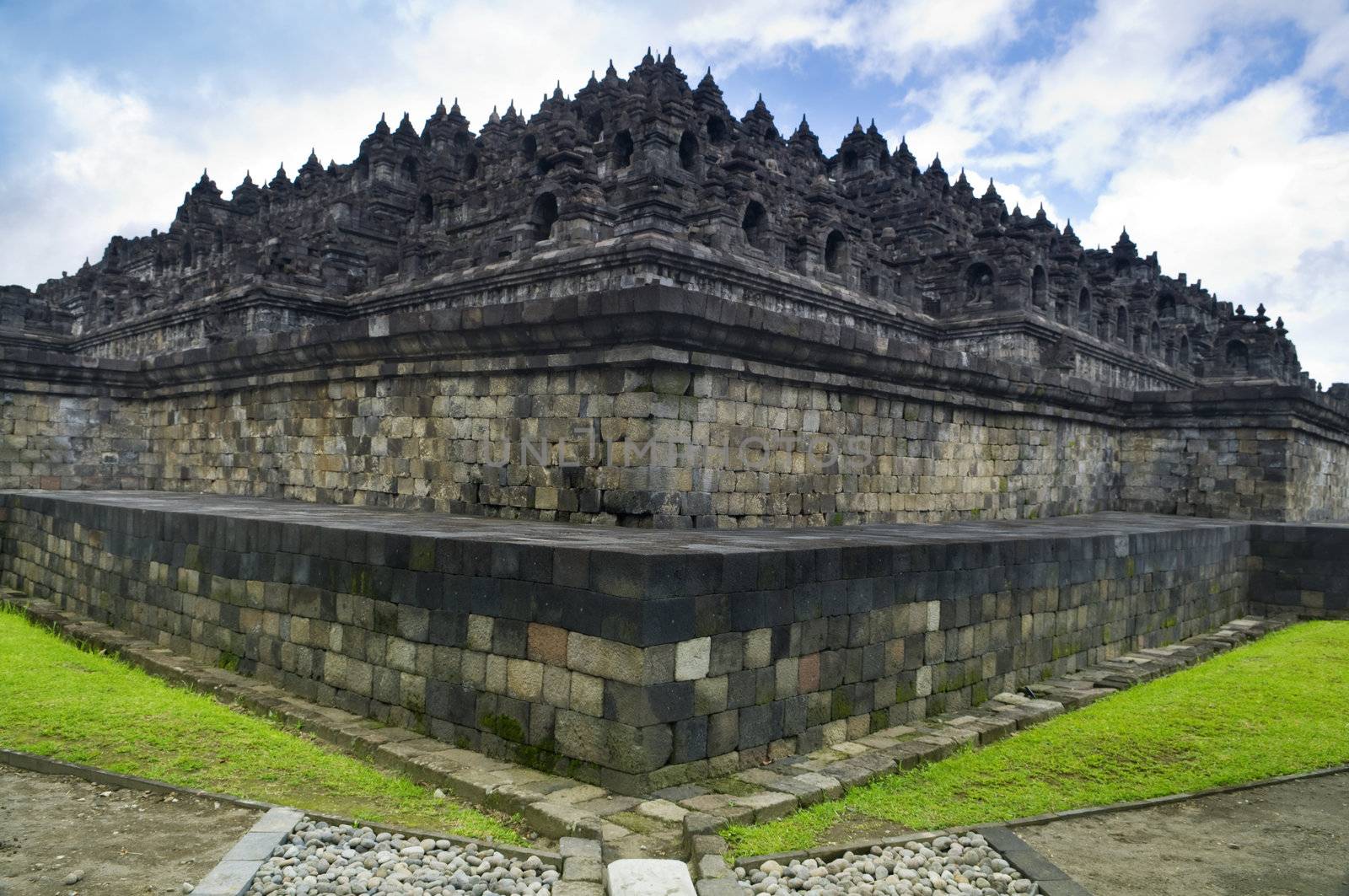 Borobudur Ruins at Yogyakarta, Central Java, Indonesia. 