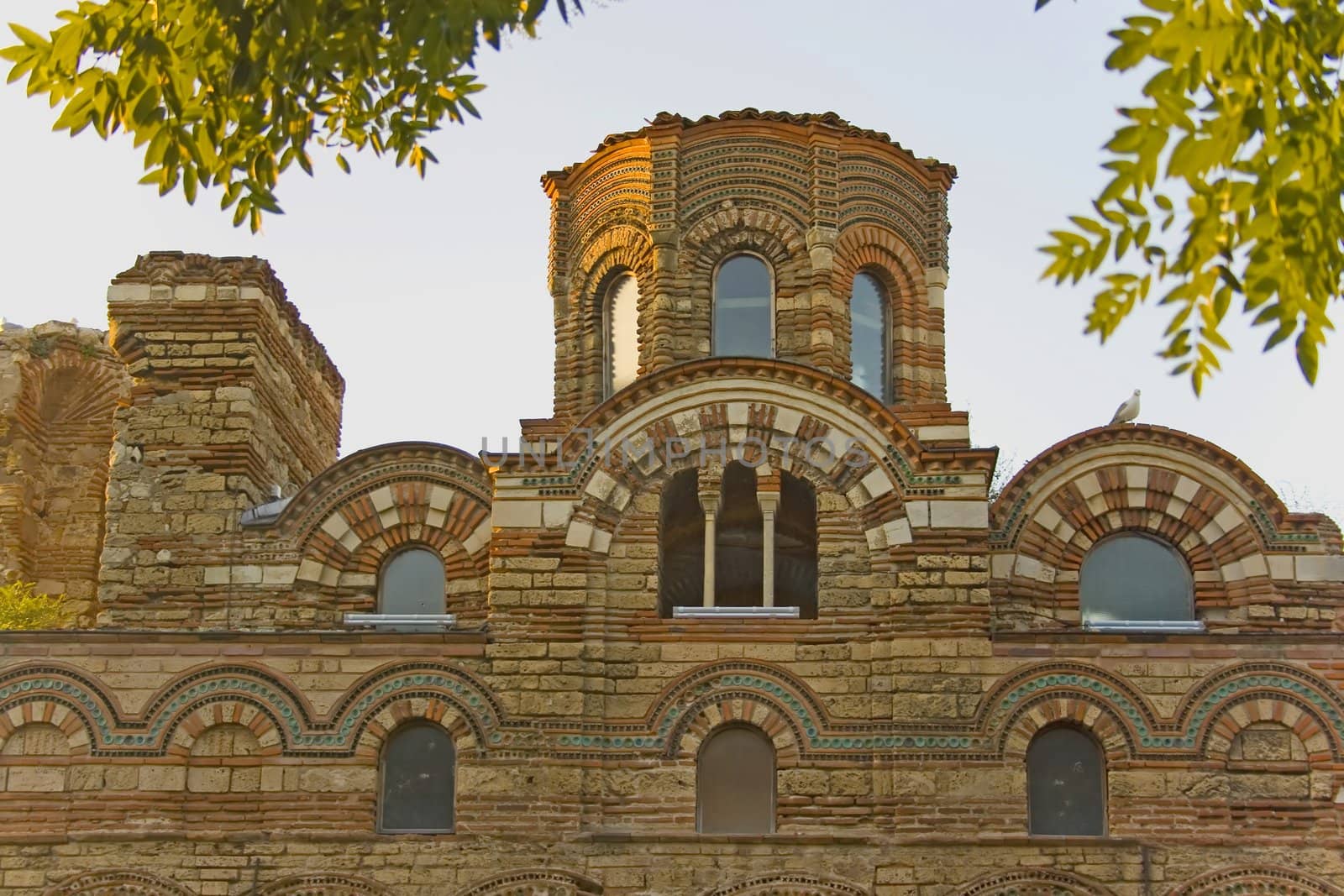 ancient church in nessebar, bulgaria