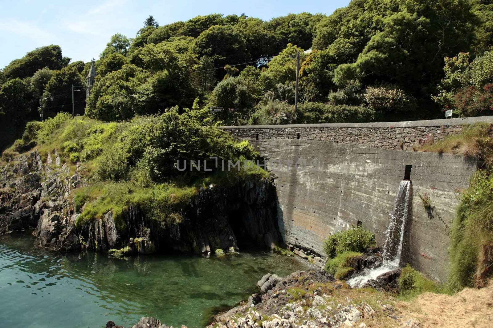 a church with a sea view in glandore cork ireland