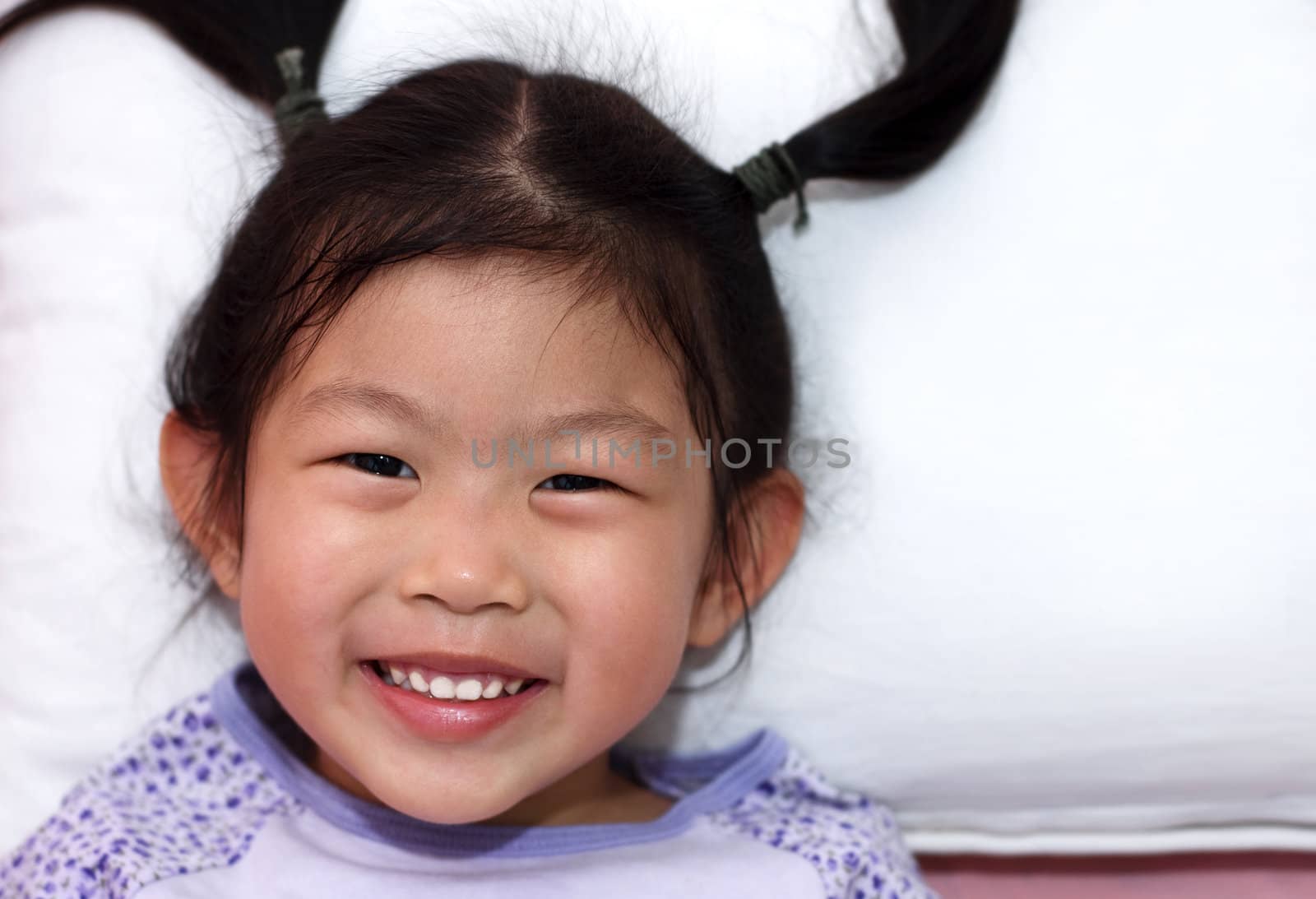 Portrait of a little Asian girl 