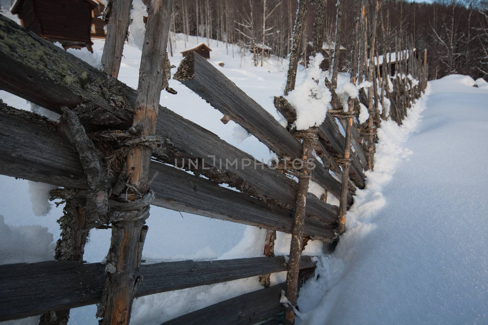 Wooden fence by larshi