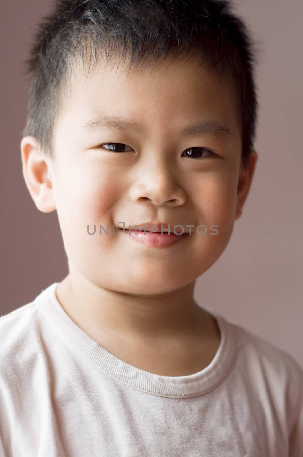 Asian young boy by szefei