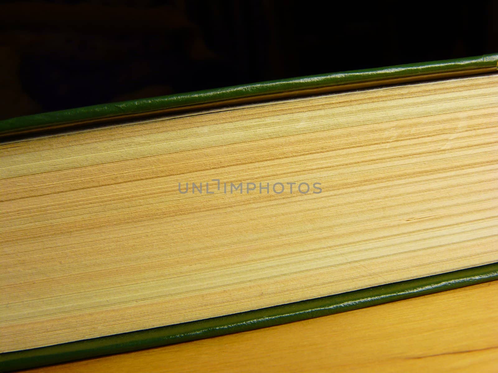 Close up of a big book on the table