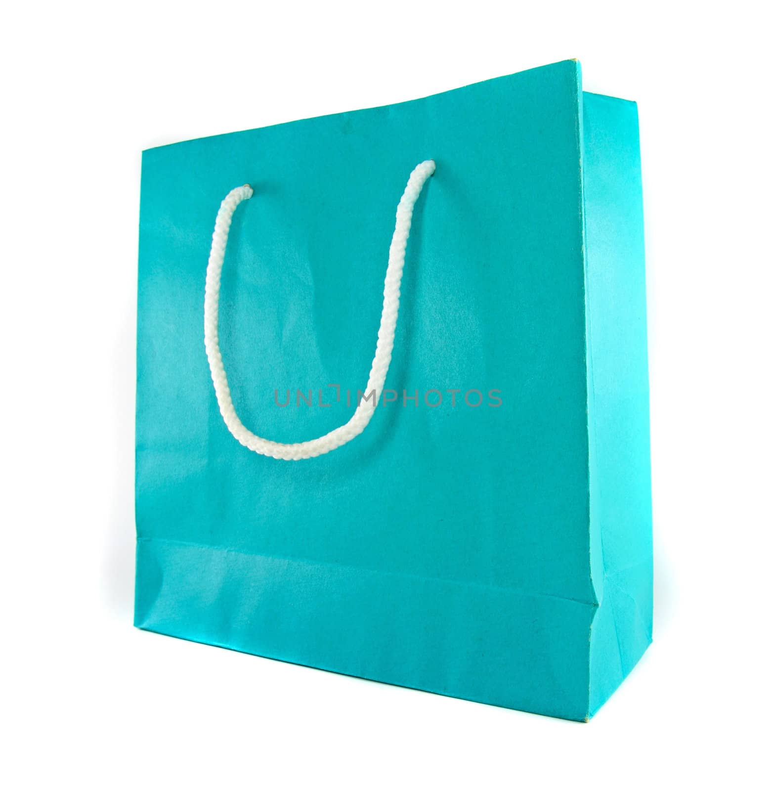 Shopping bags isolated on the white background