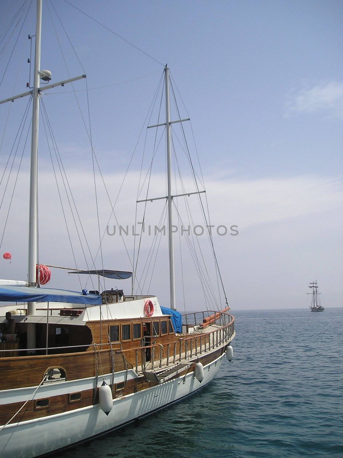 Just Yacht. Photo made in Turkey