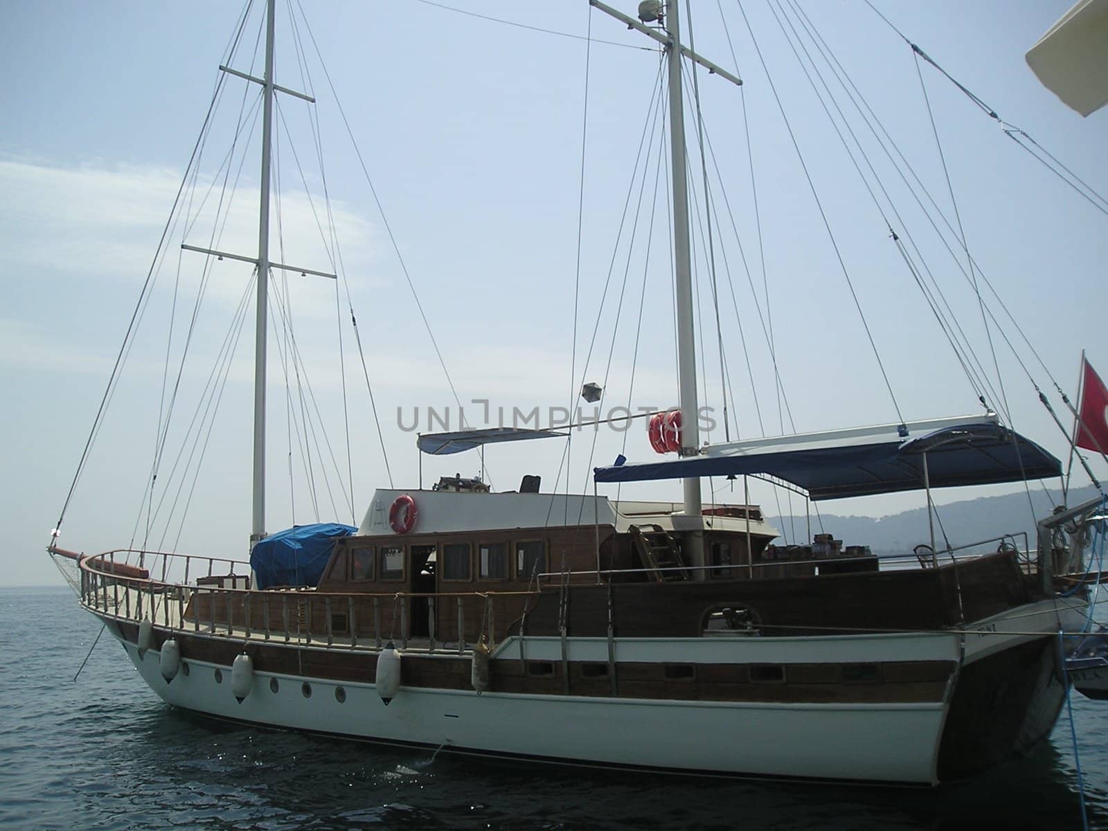 Just Yacht. Photo made in Turkey