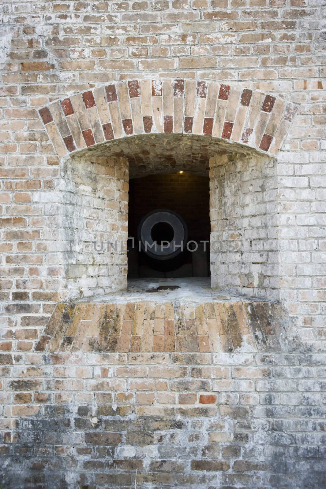 Cannon Embrasure Front by Naluphoto