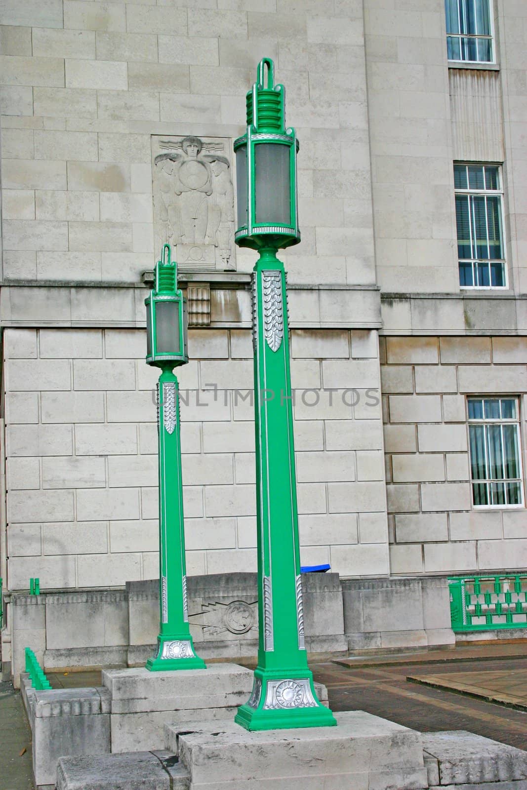 1920s Art Deco Street Lamps by green308